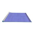 thumbnail image 2 of Ahgly Company Machine Washable Indoor Rectangle Abstract Blue Modern Area Rugs, 4' x 6', 2 of 4