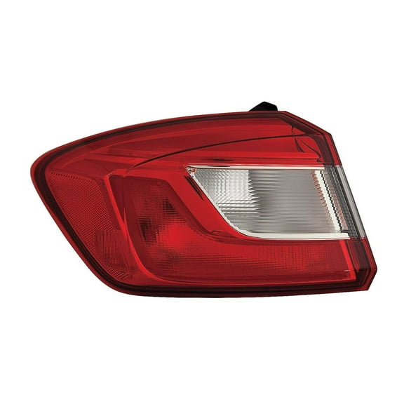 KAI New Standard Replacement Driver Side Outer Tail Light Assembly, Fits 2018-2019 Chevrolet Cruze Sedan