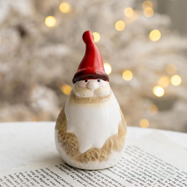 Adornos Luces con LED Hugo Figuras de Santa Claus para escritorio Hogar Dormitorio