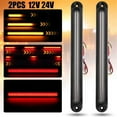 thumbnail image 2 of YUANOU 2x Voiture Camion RV DRL LED Lumière Barre Frein Clignotant Clignotant Stop Queue Bande IP67, 2 of 5