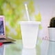 thumbnail image 2 of 700ml Reusable Cup Plastic Tumbler With Lid Transparent Water Cup With Straw Cold Cup Straw 1pcs, 2 of 4