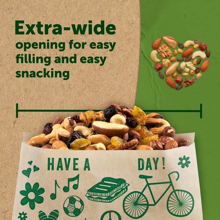 Ziploc Brand Recyclable Sealable Paper Sandwich Bags 50 Count