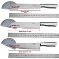 thumbnail image 4 of Stainless Steel Multipurpose Chef's Knife with 60° Tip Angle – 16.2cm Compact Utility Tool for Precise Slicing of Fish, Meat, Vegetables & Fruits, Easy to Clean & Durable for Home Kitchen and, 4 of 5