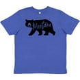 thumbnail image 3 of Inktastic Montana Black Bear Silhouette Youth T-Shirt, 3 of 5