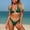 Green, variant on HOMBOM Swimsuit for Women Bikini Two Piece Swimwear Floral Hot Pink Beach Young Womans Bathing Suit Triangle