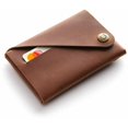 thumbnail image 1 of Minimalist Wallet/card Holder, Crazy Horse Leather Card Holder,brown, 1 of 5