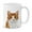 Bi-Color White Orange Tabby Kitten Cat, variant on WIRESTER 11 Oz Ceramic Tea Cup Coffee Mug, Seal Lilac Tabby Point Birman Cat