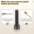 thumbnail image 6 of Uxcell Socket Head Cap Screws Allen Socket Drive Black Carbon Steel Fasteners, 6 of 7