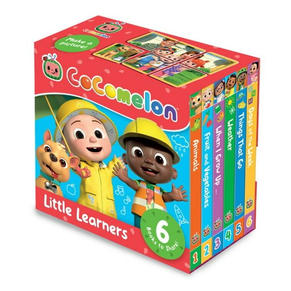 CoComelon Little Learners: 6 Mini Books Box Set - Ages 1-4 - Board Book