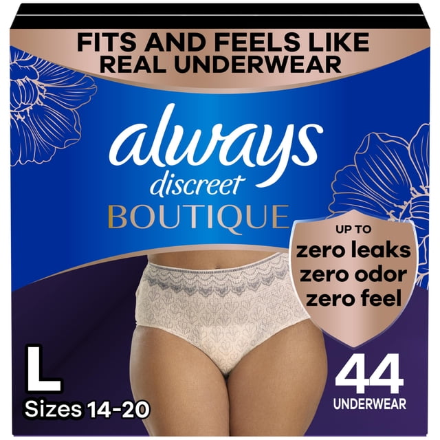 Ropa interior para incontinencia y posparto Always Discreet L 44C