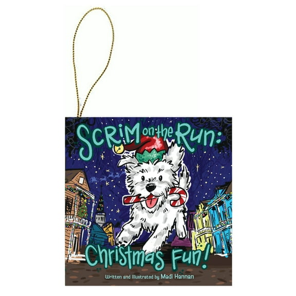 Scrim on the Run: Christmas Fun! Ornament, (Hardcover)