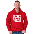 thumbnail image 5 of Won't Back Down Athletic Workout Hoodie Sweatshirt Women Men Brisco Brands M, 5 of 6
