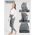thumbnail image 5 of baleaf Womens Fleece Lined Leggings with 5 Pockets 27'' Thermal Gray S, 5 of 7