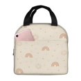 thumbnail image 2 of Boho Rainbow Sun Lunch Bag Thick Aluminum Foil Tote Cooler Bag for Women Office Picnic Gift, 2 of 7