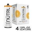 thumbnail image 3 of NUTRL Orange Vodka Seltzer, 4 pack 12 fl oz Aluminum Cans, 4.5% ABV, 3 of 8
