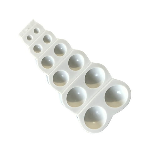 

unbranded 12 Cavity Cake Mould Silicone Half Ball Baking Tray