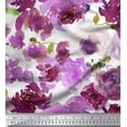 thumbnail image 1 of Soimoi polyester Crepe Fabric Flower Watercolor Print Fabric by the Yard 42 Inch Wide, 1 of 1