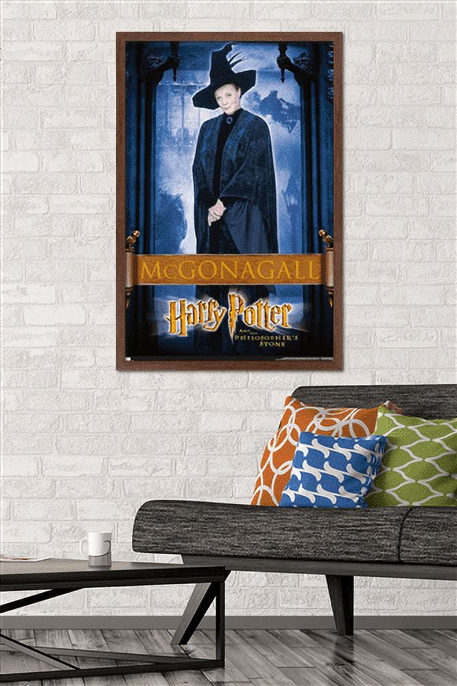 Harry Potter and the Philosopher's Stone - McGonagall Wall Poster, 22.375" x 34", Framed