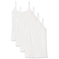 thumbnail image 1 of Remera Ajustada para Mujer Amazon Essentials Blanca Paquete x4 XL, 1 of 4