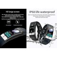 thumbnail image 4 of ECG Smart Watch (Red), IP68 Waterproof Fitness Tracker, with EKG PPG SPO2 Temperature Measurement Heart Rate, Blood Pressure, Sleep Monitor, Calorie Counter, Fitness Activity Tracker, 4 of 5