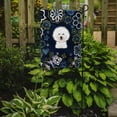 thumbnail image 2 of Blue Flowers Bichon Frise Flag Garden Size BB5068GF, 2 of 3