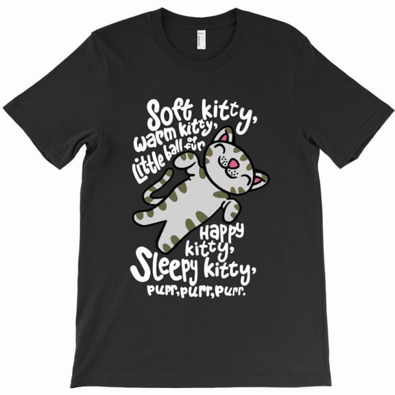 Soft Kitty Warm Kitty Funny TV Show Parody Graphic Retro Aesthetic Unisex T-Shirt U327, Up to 5XL