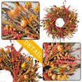 thumbnail image 4 of Corona WANNA-CUL de 24" con decoración otoñal de calabaza y cosecha, 4 of 7