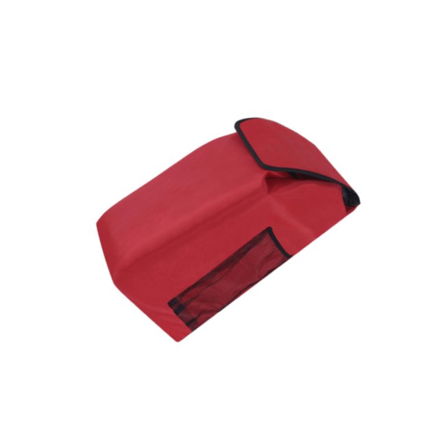 bedienty Sac de Chariot de Courses Grande Capacité Portable Imperméable Sac de Remplacement Chariot Rouge 55x34x24cm
