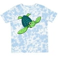 thumbnail image 3 of Inktastic Sea Turtle with Swirls Boys or Girls Toddler T-Shirt, 3 of 5