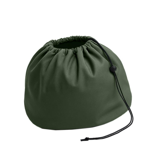 Bolsa de transporte para baloncesto, portátil, plegable, ligera, organizadora para senderismo Verde
