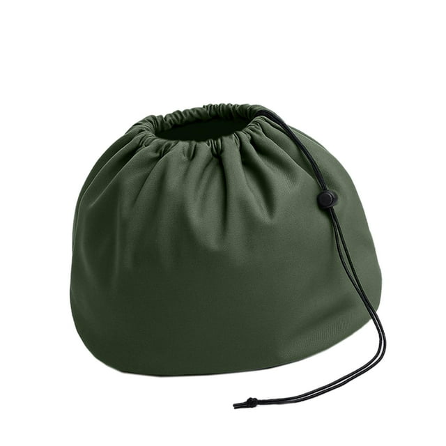 Bolsa de transporte para baloncesto, portátil, plegable, ligera, organizadora para senderismo Verde