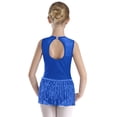 thumbnail image 2 of Alvivi Girls Sequin Tassel Dance Dress Latin Ballet Tango Rumba Dancewear Skirted Leotard Blue 8, 2 of 7