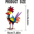 thumbnail image 2 of Garden Rooster Statues Sculpture, Outdoor Animal Statues, Metal Rooster Statues, Chicken Ornaments Yard Art for Backyard Patio Lawn Decorations, 2 of 8
