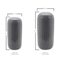 thumbnail image 2 of Extreme Max 3006.7489.2 Boattector Htm Guardabarros Inflable Valor Paquete De 2 - 8.5" X 20" Gris, 2 of 5