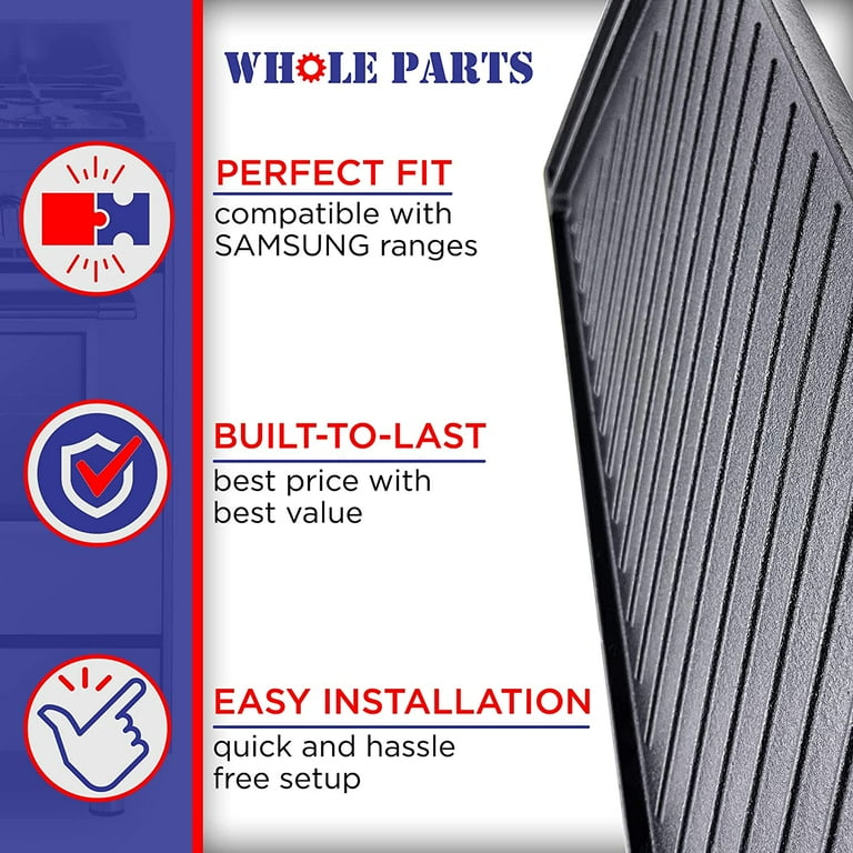Whole Parts Grill Top Flat Griddle #DG61-00859A Replacement for