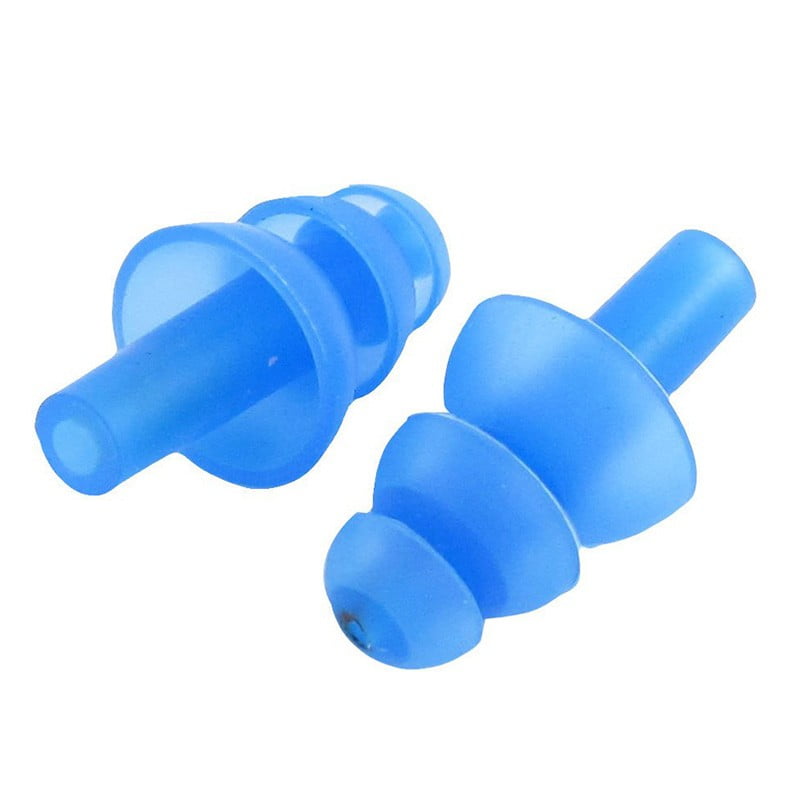 Details about   5 Pairs Blue Soft Silicone Earplus Swim Flexible Ear Plugs Swimming Sleeping 