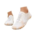 thumbnail image 3 of lnmuld Men Women Barefoot Shoes, Breathable Mesh Shoes for Water Yoga Fitness Hiking Color:White,Size:10, 3 of 9