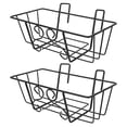 thumbnail image 1 of 2Pcs Fence Hanging Plants Basket Hanging Railing Planter Plant Flower Holder Hanging Planter Holder, 1 of 9
