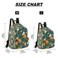 thumbnail image 2 of FORMRS Mini Backpack Purse for Women Travel Daypack Casual Shoulder Bag, Orange Leaves, 2 of 7