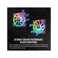 thumbnail image 5 of Thermaltake SWAFAN EX 12 RGB PC Cooling Fan, 3 Pack, 500 ~ 2000 RPM, Magnetic Connection, Reversable Blades, controller included, CL-F143-PL12SW-A, 5 of 5