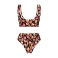 thumbnail image 6 of Rocae Ice Cream Cake for Bikini Set for Women Two Piece Sexy High Swimsuits Split Crossover Bikini, 6 of 9