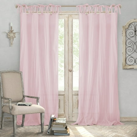 Elrene Jolie Tie Top Curtain Panel Walmart Com