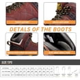 thumbnail image 4 of AEGISWARM Mens Steel Toe Work Boots Waterproof Full Grain Cowhide Leather Waterproof Non Slip Industrial and Construction Safety Footwear Work Boots for Men, 4 of 6