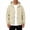 Khaki, variant on Full Zip Jacket Men Long Sleeve Sun Protection Ice Silk Coats Lightweight Hooded Tops Fishing Running Outerwear Yellow L