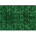 thumbnail image 1 of Ahgly Company Indoor Rectangle Abstract Green Modern Area Rugs, 7' x 9', 1 of 4