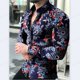thumbnail image 1 of Camisas hawaianas de manga larga, camisas de moda para hombre, blusas florales, blusas playeras cubanas, camisas con cuello vuelto, camisas con flores y botones, 1 of 6