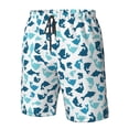thumbnail image 4 of Fotbe Cute Shark Trajes de Baño Estampados para Hombre, Shorts de Verano de Secado Rápido, Ropa de Playa, Bañadores-Large, 4 of 6