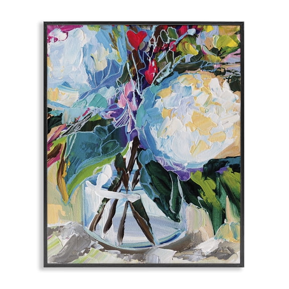 Stupell Industries Modern Black Framed Giclee Art, 11 x 14, by Jeanette Vertentes