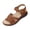 Brown, variant on Black 2026 Summer Open Toe Platform Sandals For Women Casual Comfy Beach Slides Fish Mouth Wedge Sole