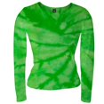 thumbnail image 1 of Green Spiral - Long Sleeve Babydoll - Small, 1 of 1